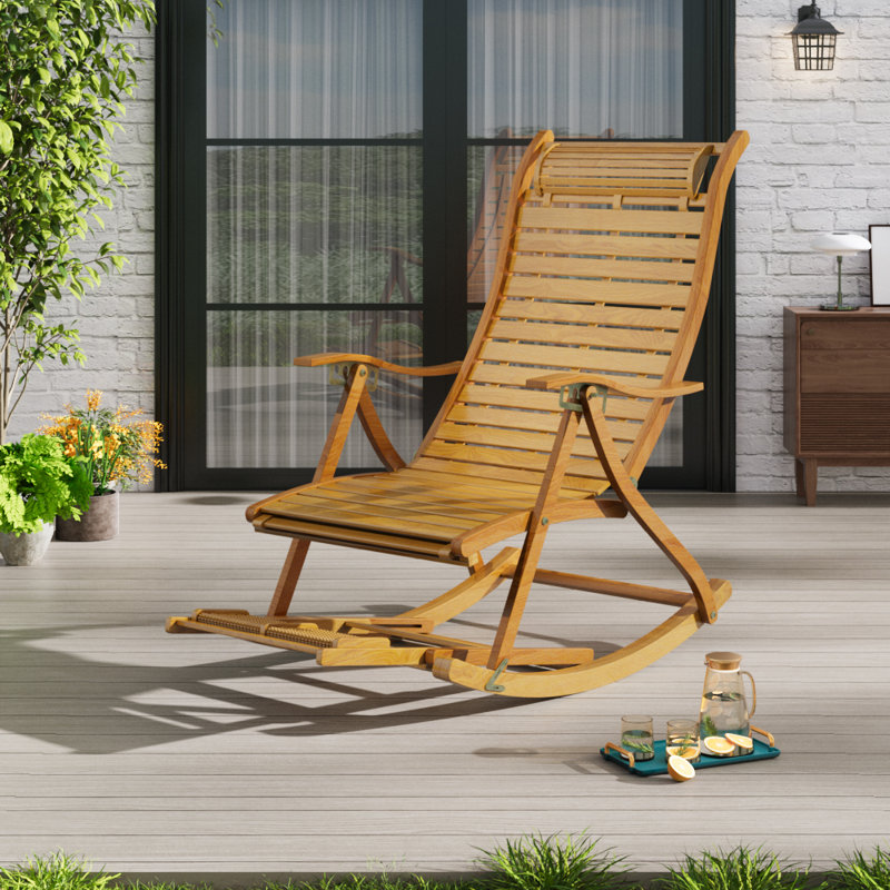 47cm Long Chaise Lounge Set, Yellow
