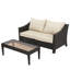 Causeuse et table