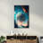 Elegant Tempered Glass Wall Art Painting, 18.1 x 28.3 inches | 100% Tempered Glass, Thickness: 0.16 inches | UV Printed for Vibrant Colors & Durability | Perfect for Home Decor & Modern Aesthetics