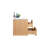 Ninel 29.38'' Single Bathroom Vanity with Plastic Top-990242089
