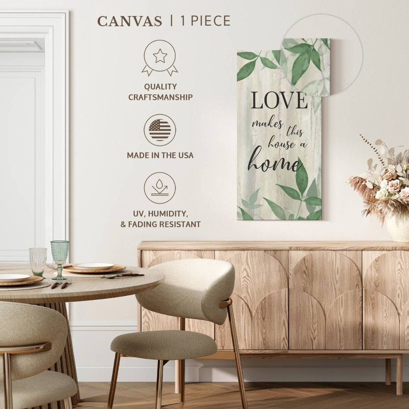 Love Makes Wall Sign, 24" H x 12" W