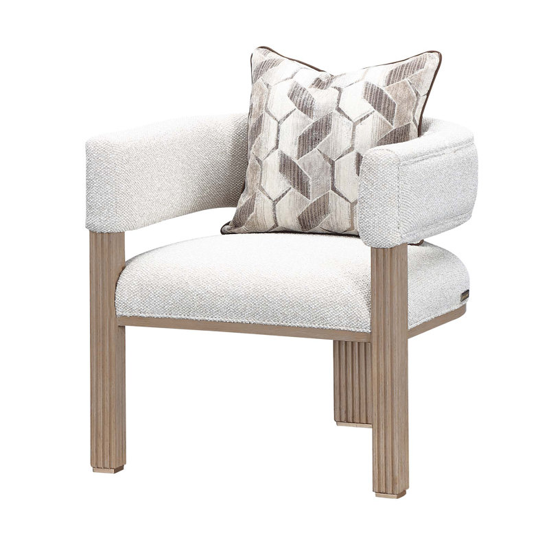 West Kensington Accent Chair, Medium Yellow Wood