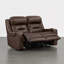 Canapé inclinable électrique en cuir véritable avec repose-tête électrique Olathe-1197369660