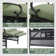 Adjustable Relaxing Recliner Patio Chair With Cushions And Table