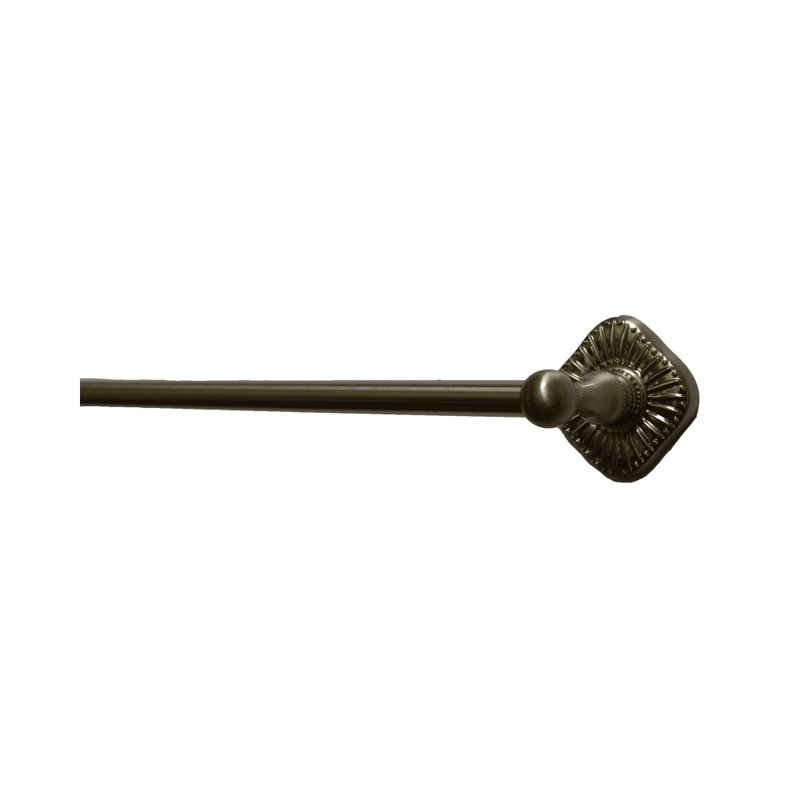 Barre à serviettes murale 24 po Prescott, Nickel satiné, 27"