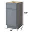 Base de meuble-lavabo simple 15 po seulement-95290461
