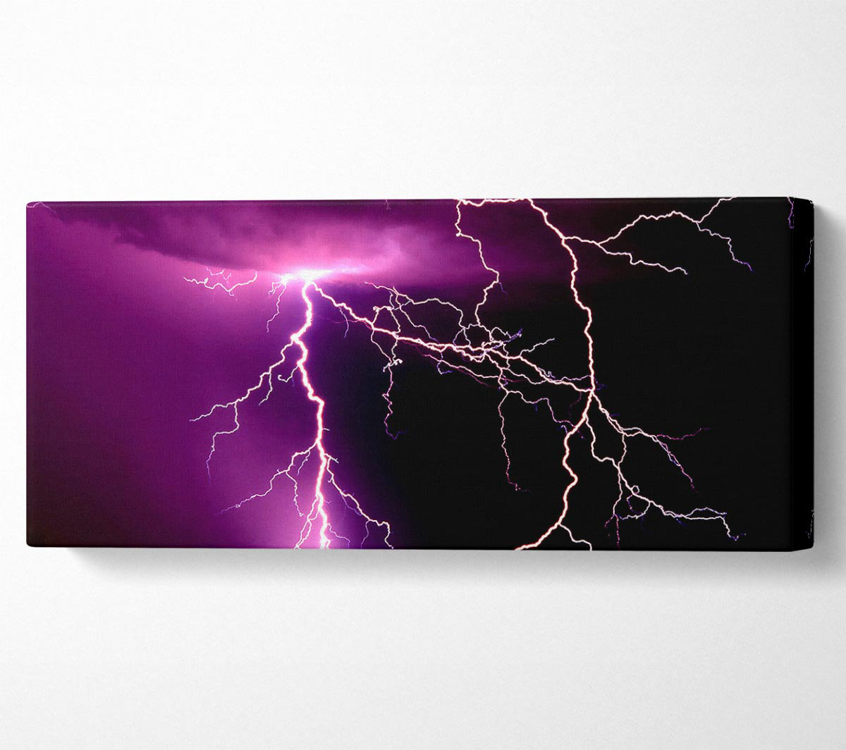 Ebern Designs Lightning Storm - Wrapped Canvas Art Prints | Wayfair.co.uk