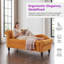 Chaise longue en velours avec rangement UNABO, chaise longue ergonomique avec accoudoir gauche et coussin lombaire-129022221