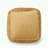 Microfiber Chenille Square Pouf with Yellow Color-1123097179