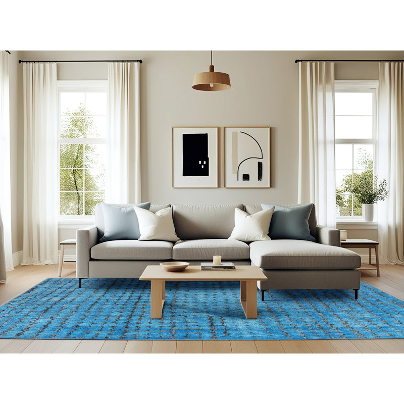 Tapis abstrait moderne 4405, Rectangle 6 pi x 9 pi