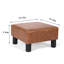 Repose-pieds moderne carré-969957708