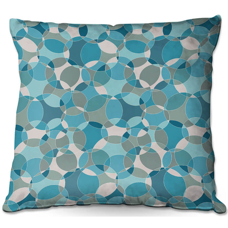  Couch Bubbles Throw Pillow, 16" x 16", Pink