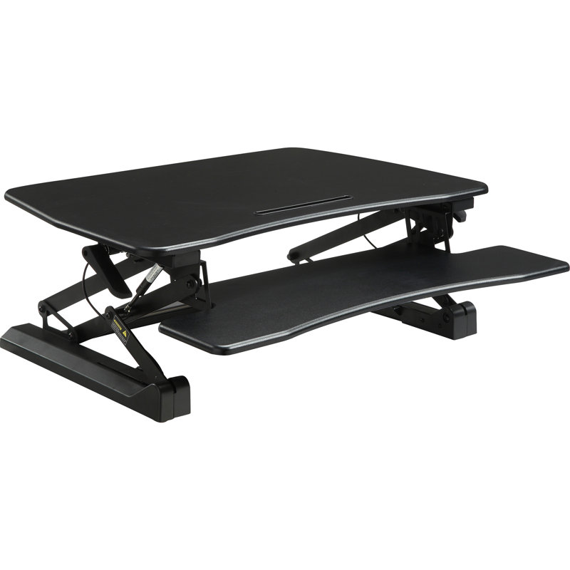 Convertisseur de bureau à hauteur réglable, Noir