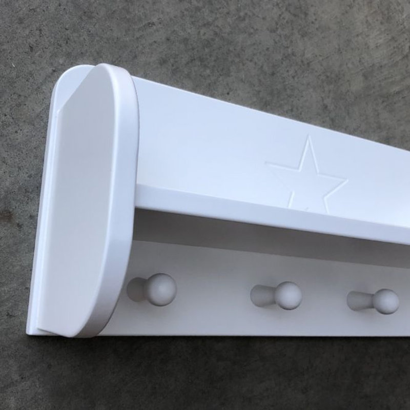 Bitting Wall 4 - Hook Wall Mounted Coat Rack