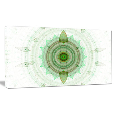 « light green énigmatique sphere », impression sur toile tendue