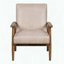 Chaise avec accoudoirs Classic Mid-Century moderne - Structure en bois massif-1737776252