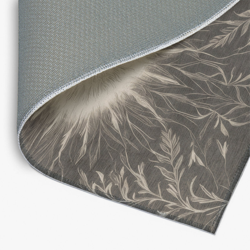 Tapis intérieur et extérieur gris Nature, Rectangulaire 2 pi x 3 pi