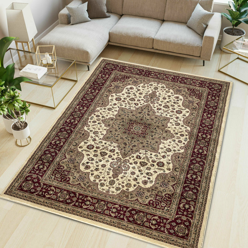 Non Slip Large Traditional Rugs Living Room Bedroom Carpet Hallway Runner Rug, Rectangle 160 x 230cm