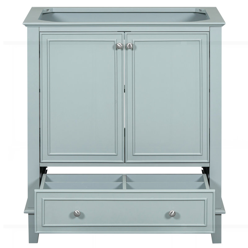 30" Bathroom Vanity without Sink, Green