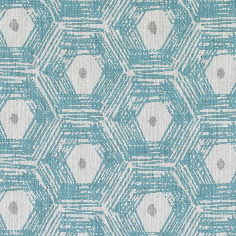Alhambra Fabric, Aquamarine