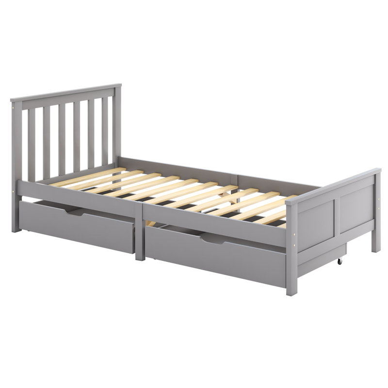 Storage Bed, Single (3'), Grey