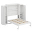 Lit escamotable avec garde-robe et tablette de rangement