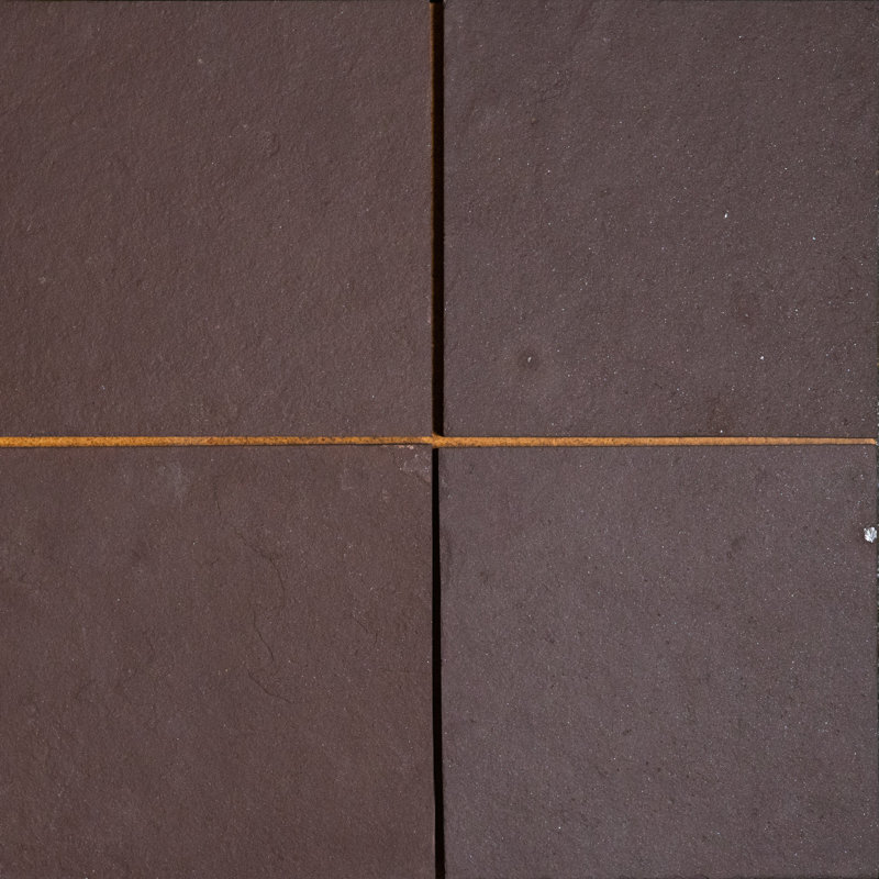 Carreau de mur et de plancher en pierre ardoise chocolat 12 po x 12 po