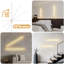 LED wall light white - modern 5W hallway lamp warm white 3000K swivel wall lighting for hallway, staircase, bedroom, living room, children's room-267754256