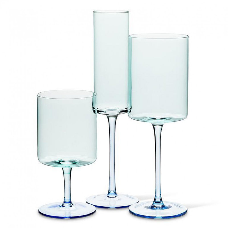 Slender Stemmed Wine Glass
