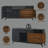 Destin 2-Tone Server With Storage In Walnut