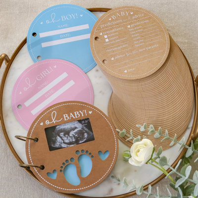 Paper Baby Shower Advice Cards