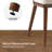 Kanalu Modern Dining Chair Set with Solid Wood Legs-1218635994-1218635993
