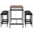 Odaniel Dining Set with 4 Chairs
