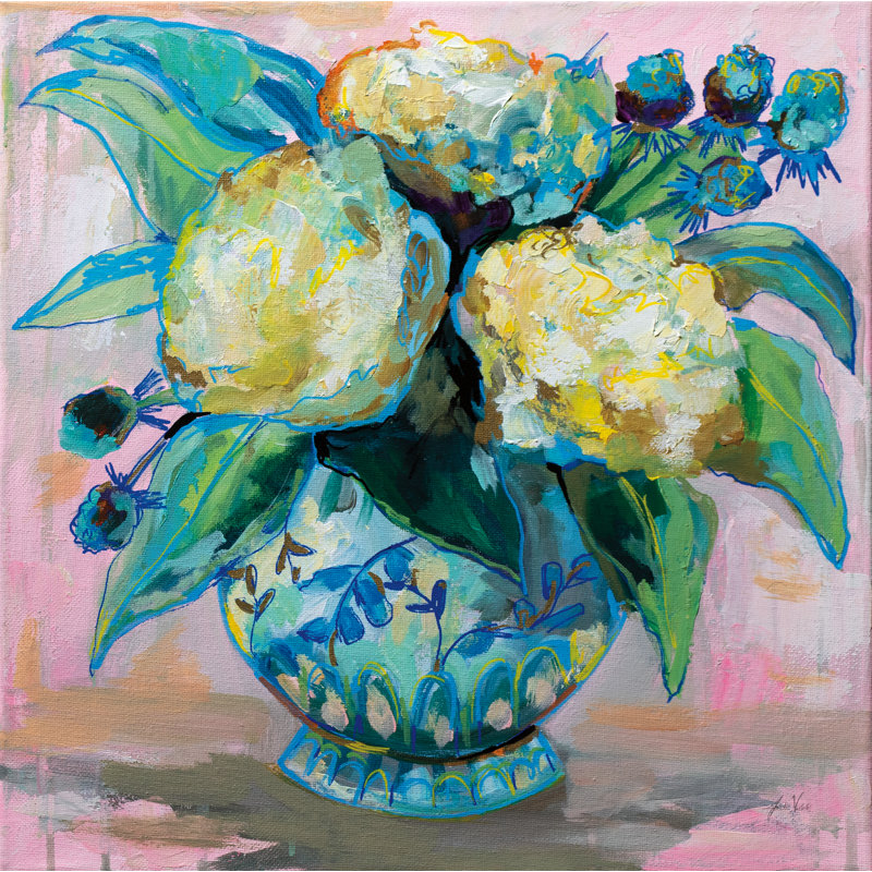 Ginger Jar I by Jeanette Vertentes - Wrapped Canvas Painting, 76cm H x 76cm W