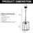 Bonetta Dimmable Square / Rectangle Chandelier