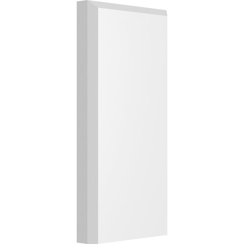 Socle standard avec bord biseauté, H 8 po x l 4 po x p 0,75 po