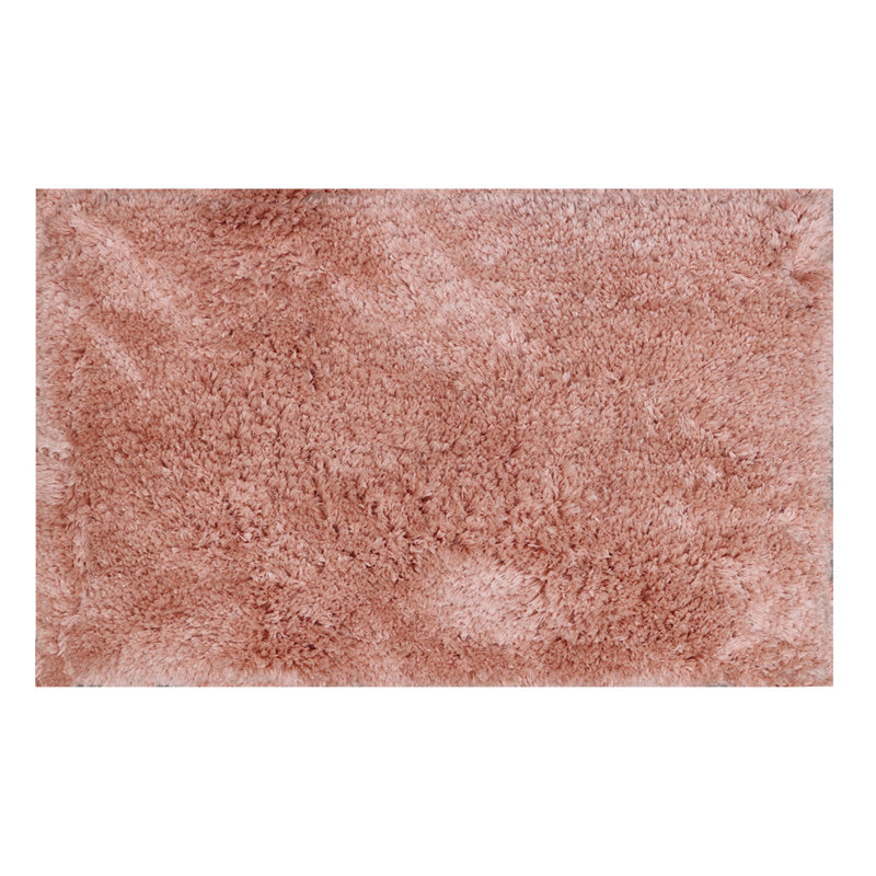 Bathroom Rugs, Extra Soft Absorbent Bath Rugs, Non-Slip, Quick Drying, Machine Washable, Plush Comfort for Bathroom Floor, Tub, Shower and Home Decor Accessories, 24x40, Coral