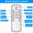 Oscillating Bladeless Tower Fan and Heater Combo Remote Control 10 Speeds 9H Timer Adjustable Tilt