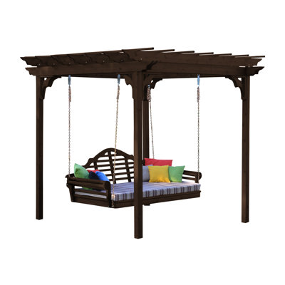 Pergola en bois massif