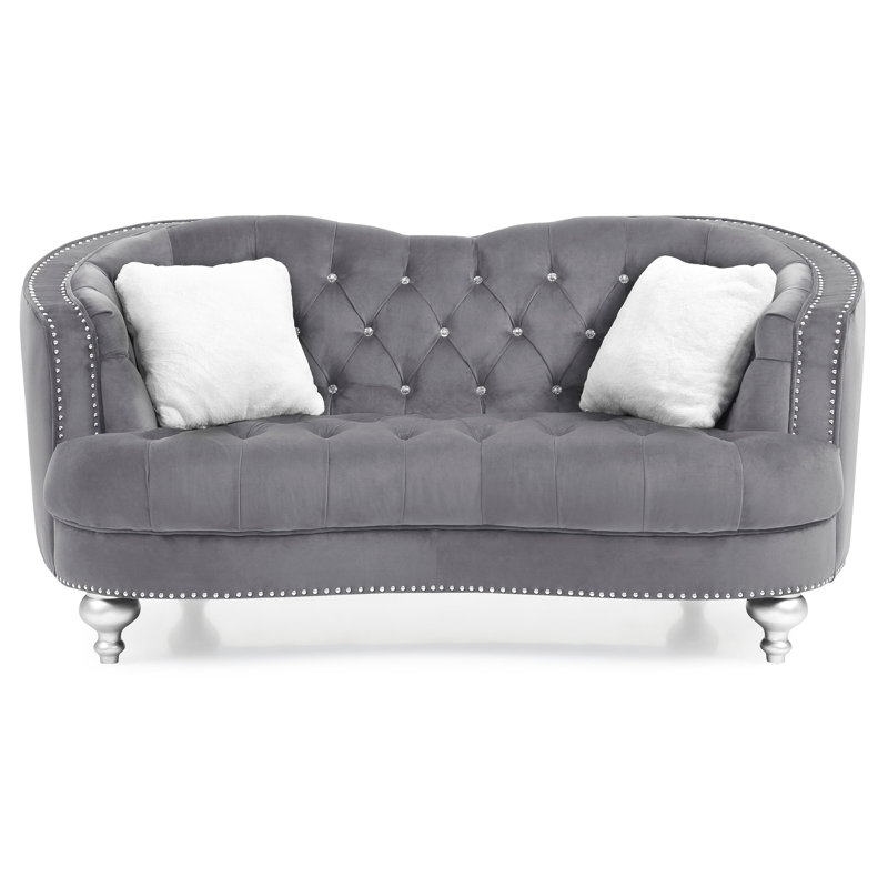 Causeuse charme Blue, Gris