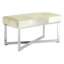 Shayna Genuine Leather Upholstered Bench