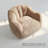 Oversized Tufted Bean Bag Chair with Side Pockets, Shed-Resistant Fabric & Shredded Memory Foam Lounger-415683069