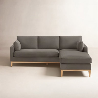 Pierre Velvet Sofa and Chaise