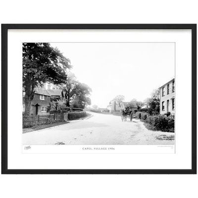 Capel, Village 1906 by Francis Frith - Single Picture Frame Print