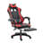 Reclining Ergonomic Faux Leather Swiveling PC & Racing Game Chair with Footrest-102871747-92609538