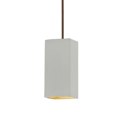 Luminaire suspendu carré 1 lumière Radiance