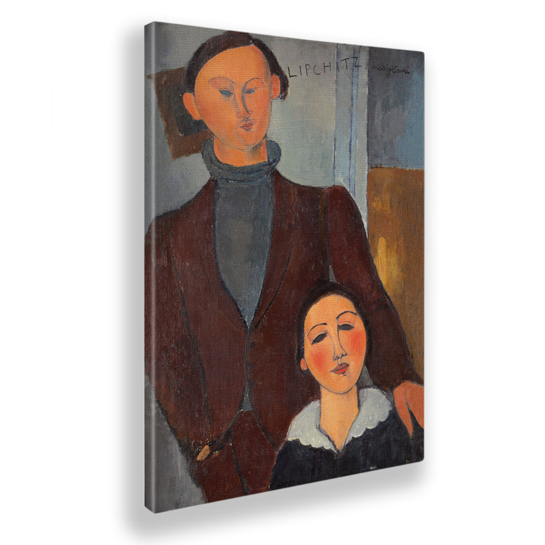 Wandbild Jacques and Berthe Lipchitz von Amedeo Modigliani