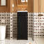 Ensemble de meuble-lavabo sur pied 20 po avec lavabo en céramique, meuble-lavabo simple autoportant avec porte à fermeture douce, tablette réglable, style moderne, noir.