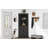 4-Door Wood Cabinet with Adjustable Shelves-895886142