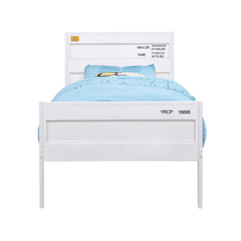 Cargo White Finish Full Bed